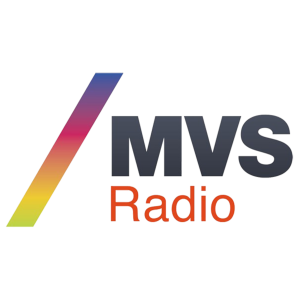 Logo de MVS Radio, cliente de JLE for Industries en medios de comunicación.